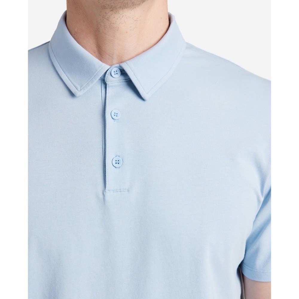 Kenneth Cole Men's Performance Polo Shirt - Light Blue - Size XXL - NWT